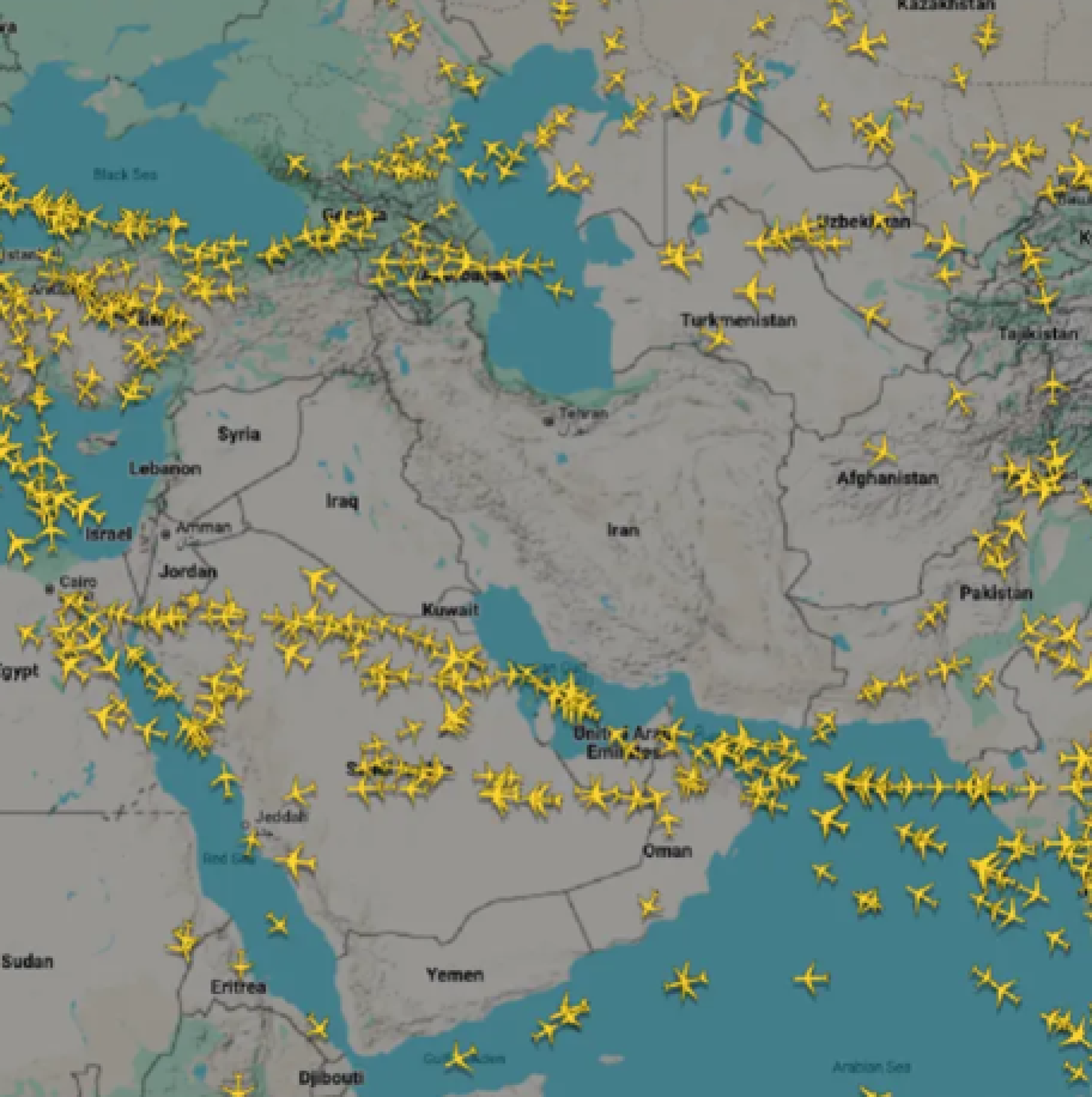 Airspace Closures Forcing Longer Routes and Higher Costs